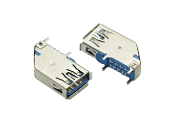 USB3.0 AF 侧贴直脚卷边